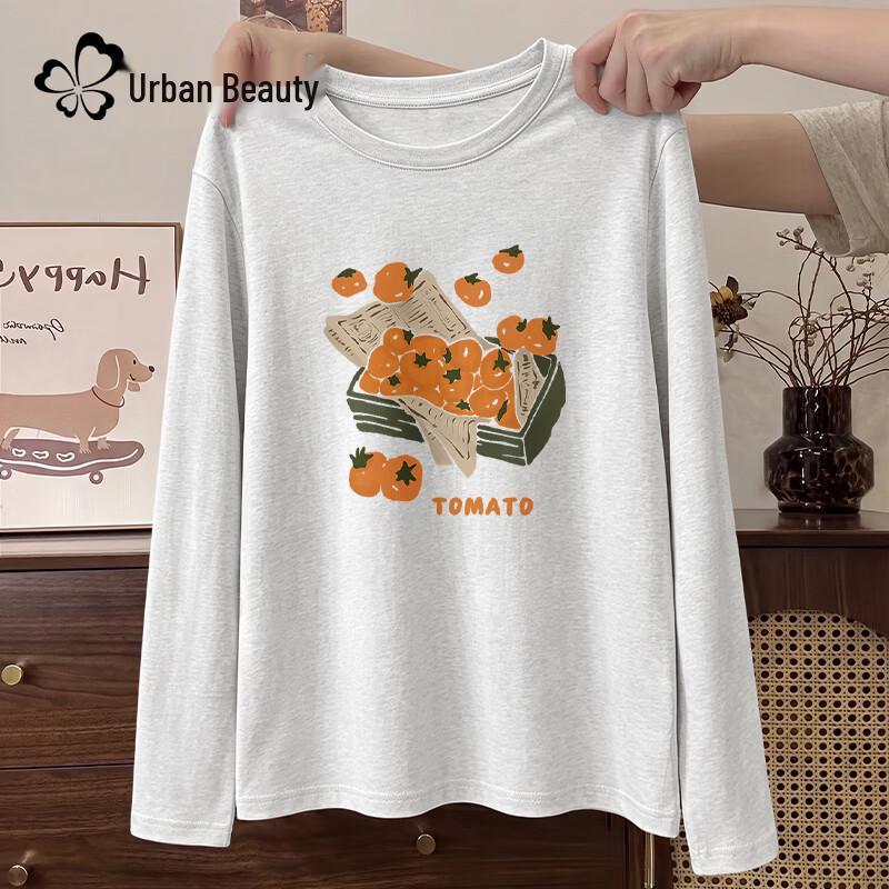 Women's Autumn Long-Sleeve Graphic T-Shirt