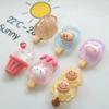 10PCS Cartoon Rabbit Ice Cream Cake Resin Decoration Crafts Cabochon Scrapbooking Fit Phone Decor Embellishments DIY Accessories