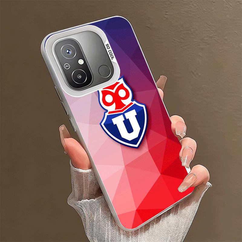 Chile U-Universität Logo Stoßfeste Handyhülle für Xiaomi Poco X7 X6 X5 X3 Pro F7 Ultra M8 Redmi 15C 15 14C 13C 12C 10C 13 12 10