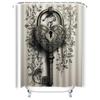 Vintage Heart Lock Shower Curtain | Elegant And Romantic Bathroom Decor