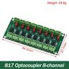 PC817 2 4 8 Channel Optocoupler Isolation Board Voltage Converter Adapter Module 3.6-30V Driver Photoelectric Isolated Module