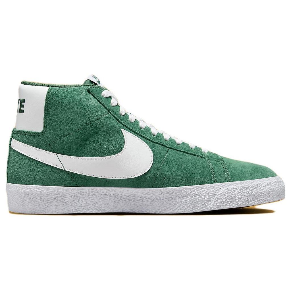 Nike Zoom Blazer Mid SB Abete Uomo Sneakers Verde Bianco FD0731-300