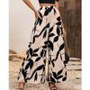 Pantaloni Casual da Donna alla Moda Stampati a Vita Alta Larghi per Primavera ed Estate