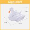 New Large Adult Inflatable Toy Swan Flamingo Unicorn Animal Float Bed Swimming Ring