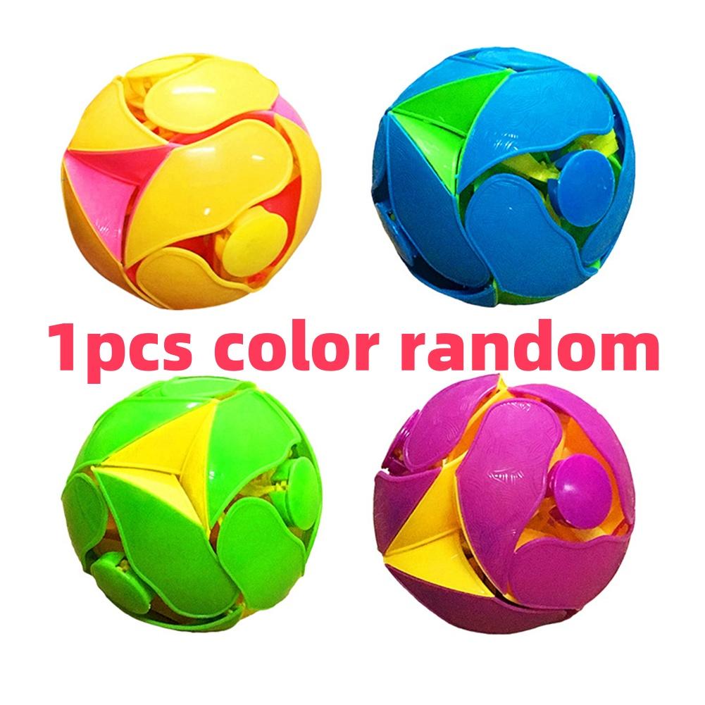 Children throwing ball changing color ball flipping player throwing sensing toy educational toy outdoor fun sports children's