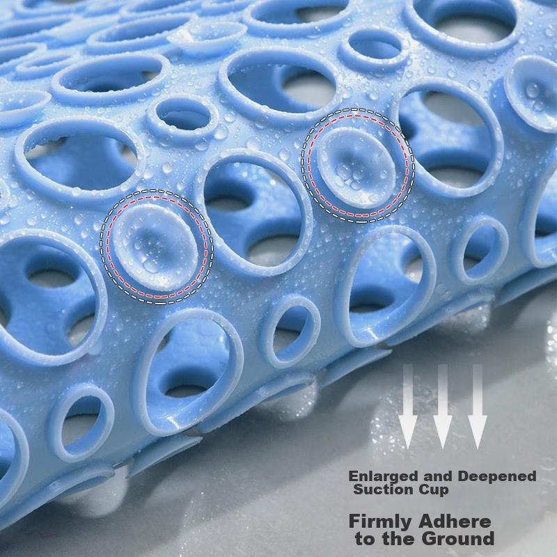 Huaxu Home Bathroom Non-Slip Mat, Shower Room Bath Mat, Suction Cup Anti-Fall Foot Pad, Bathtub Mat, 43*75