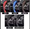 RTJF7 BMW M M2 M3 X1 X3 X4 X5 X7 E39 E46 E60 E70 E87 E90 F10 F15 F20 F25 F30 G05 G20 G30 Car Carbon Fiber Leather Steering Wheel Cover