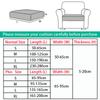 Printing Sofa Seat Cushion Cover For Furniture Elastic Protector Covers Pets Washable Removable Livingroom Sofas Cushion Case
