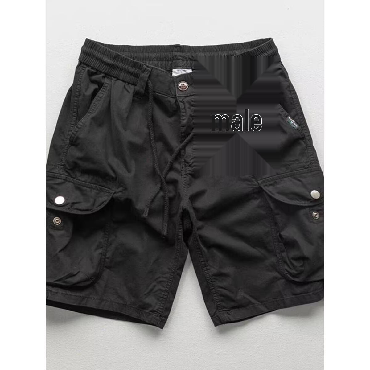 

2025 Американские Ретро Шорты Миди Повседневные Летние Рабочие - Свободные Уличные Спортивные Штаны XXXL