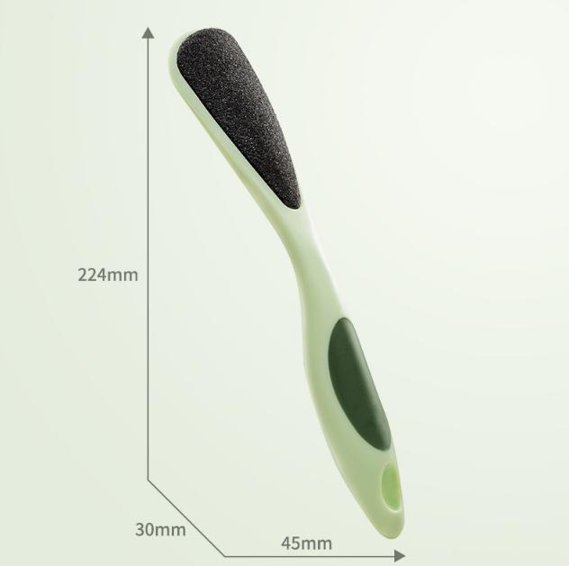 Щетка для мытья ног из полипропилена для удаления омертвевшей кожи зелёный