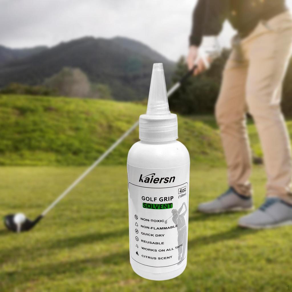 Golf Grip Solvent, Professional, Essential Reshafting Easy Installation Care Solution