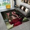 Tappeto Antiscivolo Moda T-Taylor Cantante Musica per Soggiorno, Camera da Letto, Sala Giochi, Tappeto Morbido Pavimento Tappeto Decorazione Casa Stanza Bambini