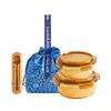 LOCK&LOCK Rhine Dynamic Round Glass Food Storage Container Set
