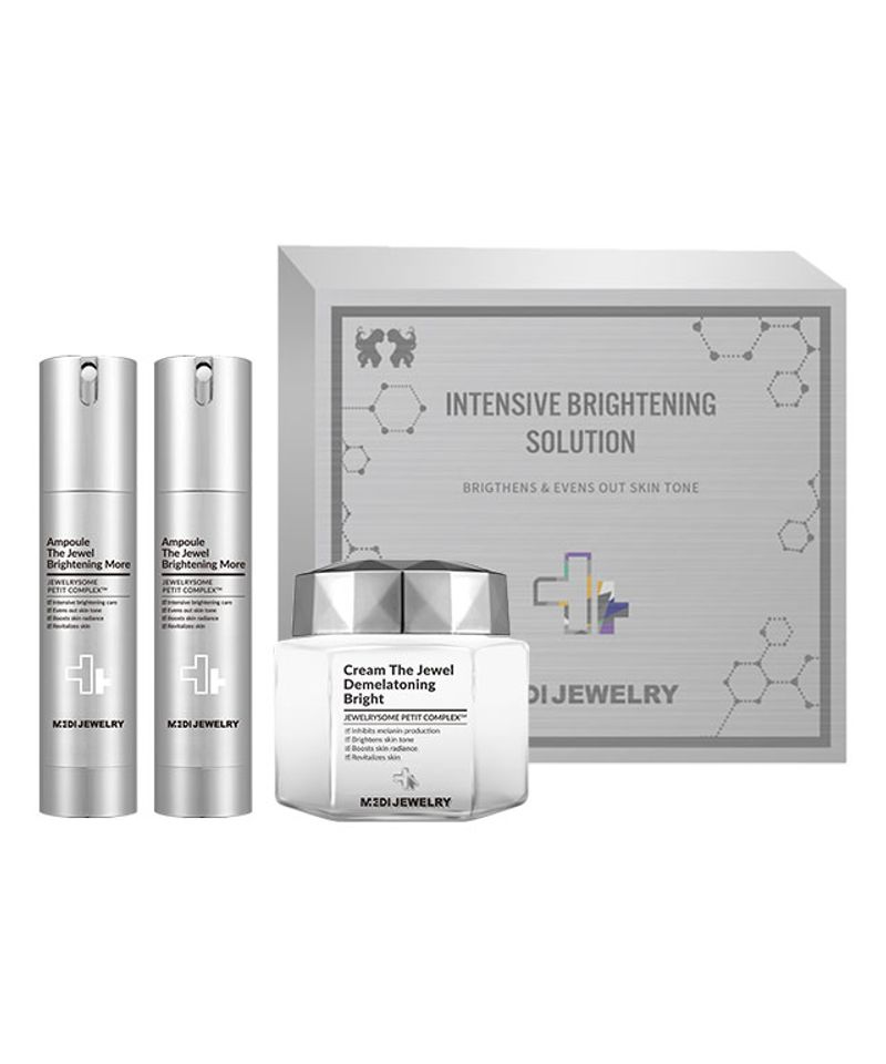 [Intensive Whitening Solution] Brightening Ampoule + Ampoule + Cream 3-Piece Set