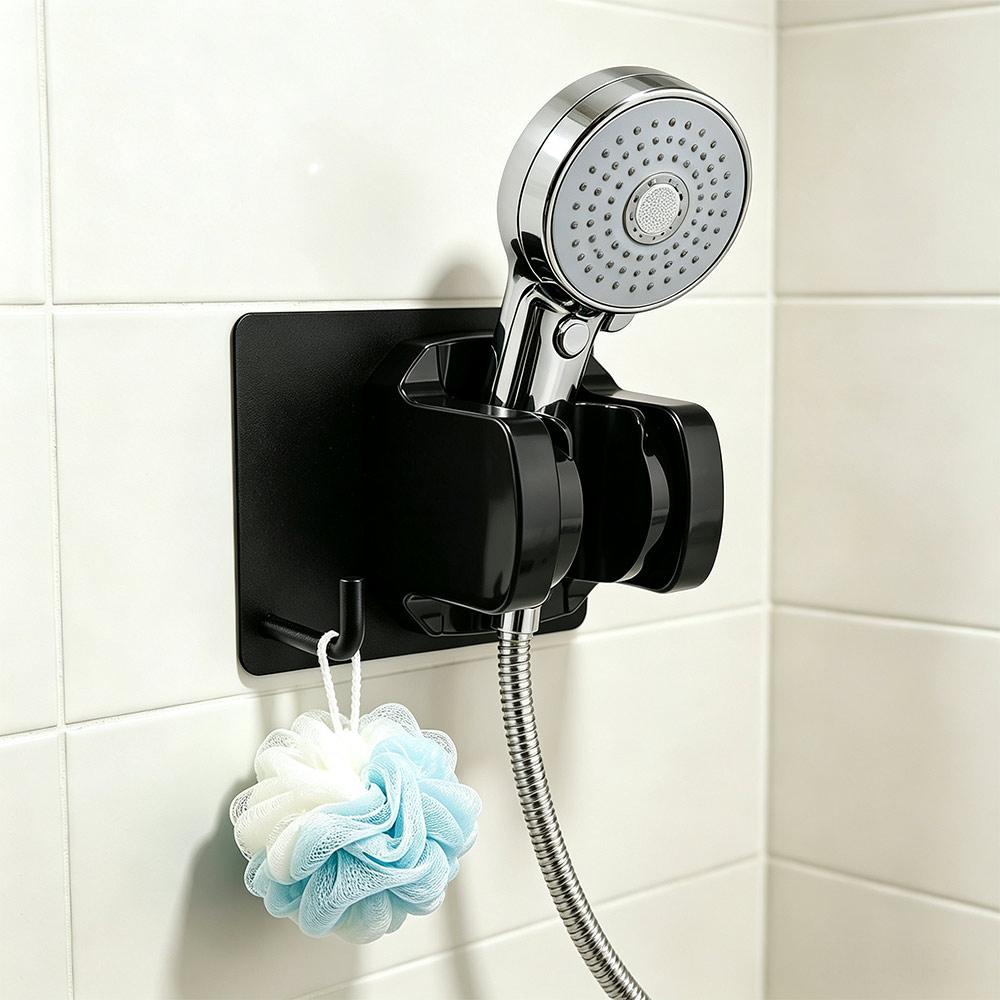 Wall Mounted Shower Head Holder Punch Free Bathroom Shower Bracket Bathroom Accessories
