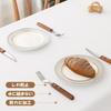 AooHome White Rectangular Tablecloth, Water-Repellent, Small, Solid Color, Stain-Resistant, Stylish, Simple Table Cover, Linen-Friendly, Heat-Resistan