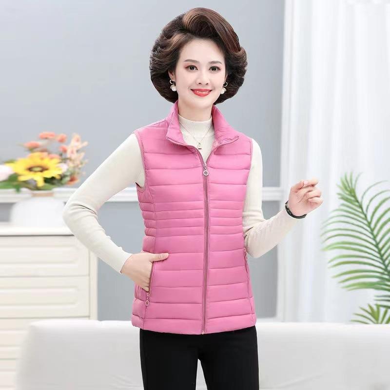 

Хлопковый жилет женский осенне-зимний новый приталенный хлопковый жилет универсальный большого размера со стойкой воротником тонкий хлопковый жилет XXXXXL