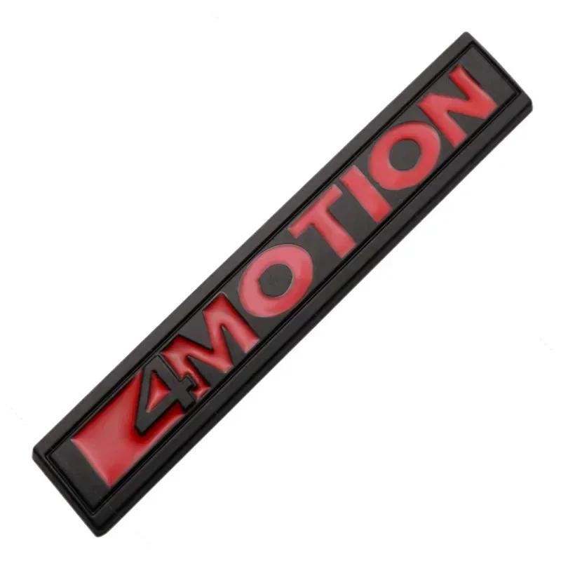 3D Metal 4MOTION Logo Car Rear Trunk Badge Emblem Sticker Decals For VW 4 Motion Tiguan Passat B8 Polo Golf 6 7LP8