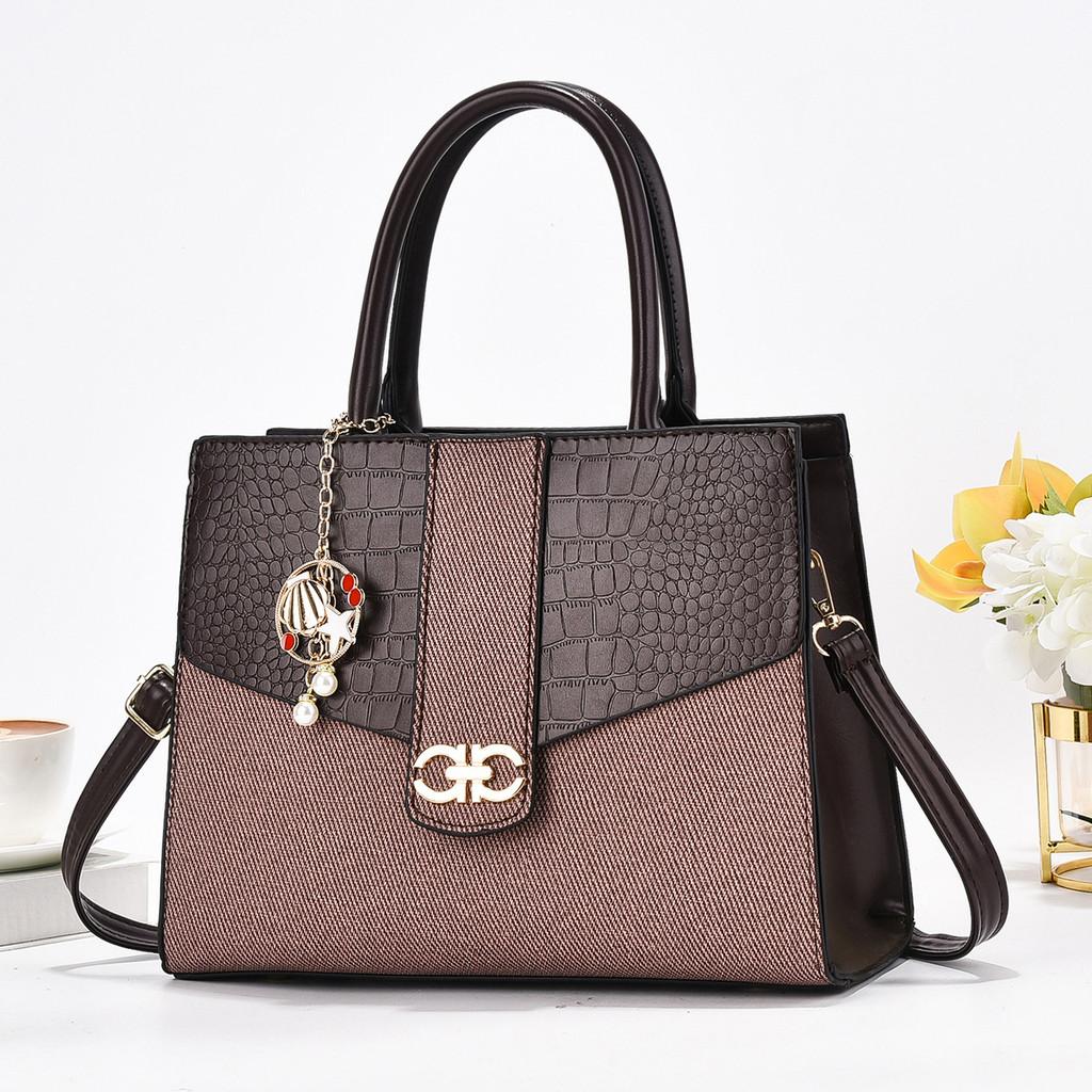 Stylish New Stone Pattern Cute Handle Bag With Large Capacity For Practical Ladies