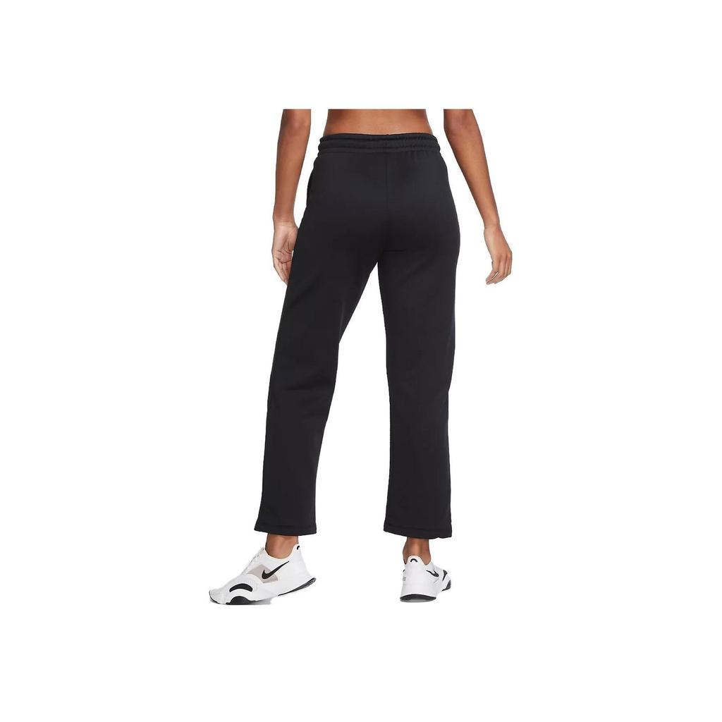 Nike Solid Color Long Elastic Straight-Leg Knit Sweatpants Women Bottoms Black CU5529-011