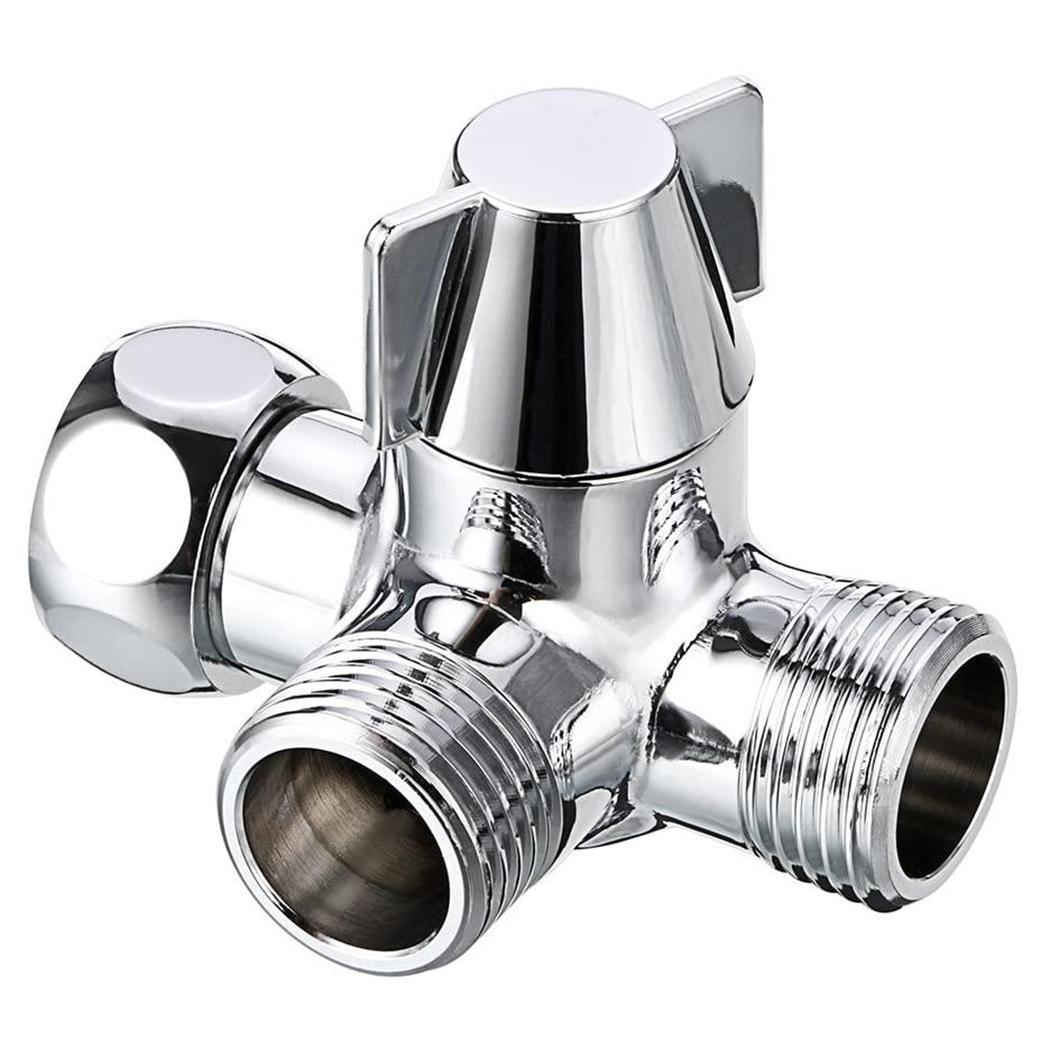 

Brass Diverter Splitter Switch T-Adapter Toilet Valve 3 Way Water Home Hose Replacement Rotating Shower Arm Bath CHINA