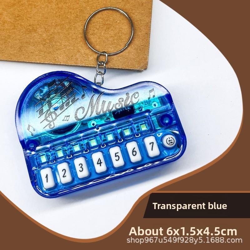 Electronic Piano Mini Keychain With Light And Music For Kids Creative Gift