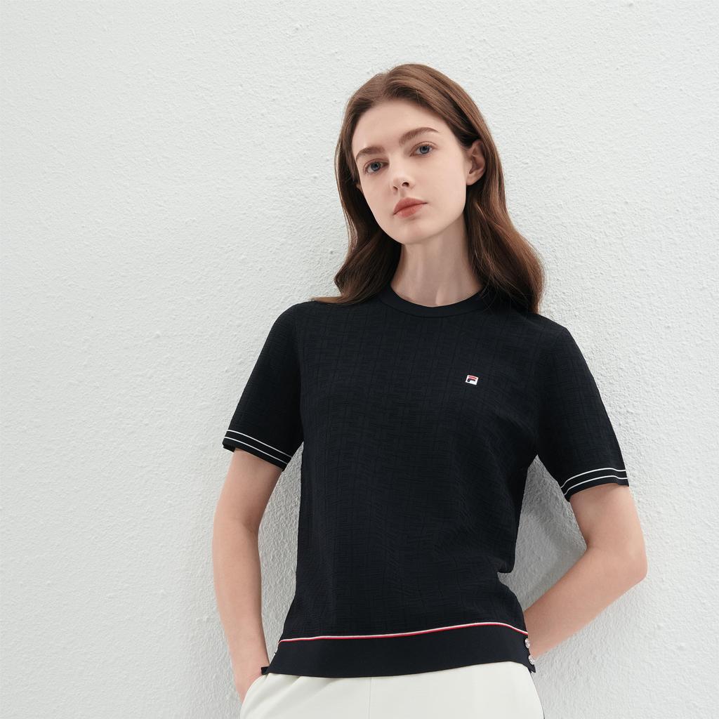 New FILA MODERN HERITAGE Knitwear Women's Legend Blue F11W421404FNV