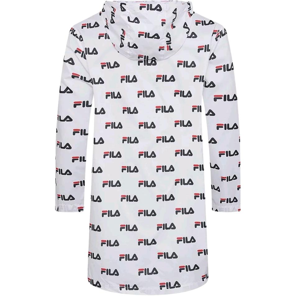 Fila Original Fashion Comfortable Versatile Hooded Loose Fit Printed Breathable Jacket Men Jackets F11M828711F-WT
