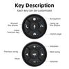 AD Wireless Car Steering Wheel Control Button 10 Key for Car Radio DVD GPS Multimedia Navigation Head Unit Remote Control Button
