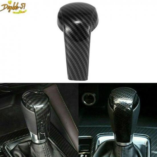 Carbon Fiber For Mazda 2 CX-3 CX-5 2016- Look Car Gear Shift Knob Trim Cover