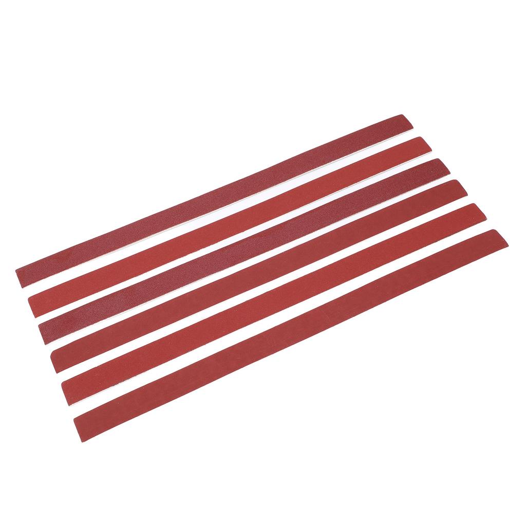 6Pcs Guitar Sandpaper Strips Replacement for Fret Leveler Sanding Paper Accessories