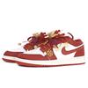 Jordan Air Jordan 1 Wedding Shoes Cushioning Abrasion Resistant Cushioning, Wear Resistant Low top FJ3465-160(Team318-)