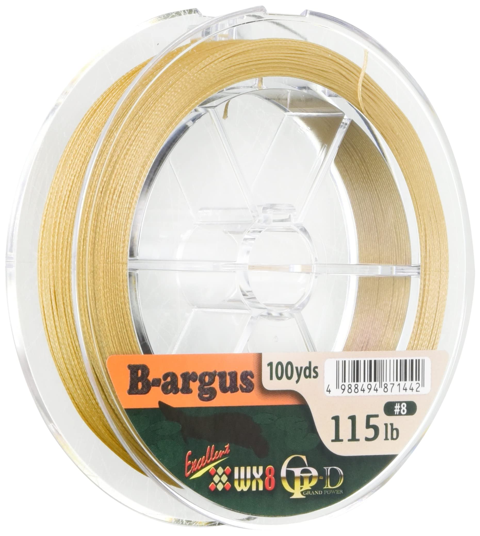 

PE Line Valgos Excellent PE WX8 100yds 115lb Ivory X-Braid #8 8-strand слонова кістка