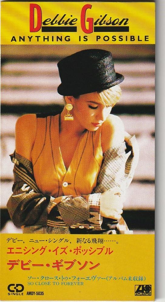 

[USED] Debbie Gibson - Anything Is Possible - Japanese CD Single