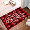 Christmas Themed Patterned Door Mat Artistic Vibrant Festive Print Mat Non Slip Floor Mat For Entryway Doorstep Cozy Home Decor