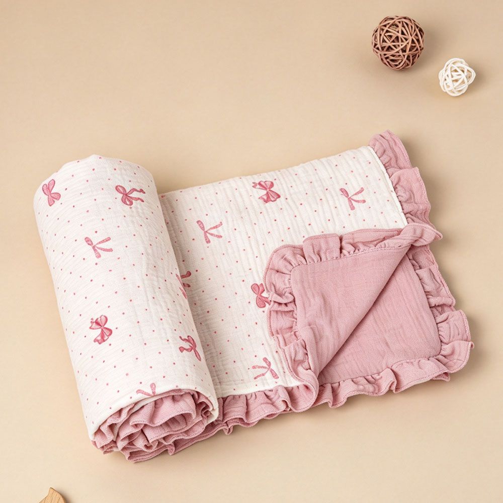 4 Layer Stroller Blanket Cotton Swaddle Wrap High Quality Baby Swaddle Blanket Nursery
