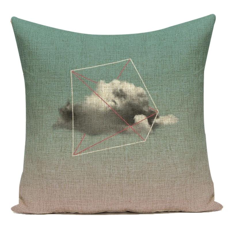 Colorful Geometry Nordic Cushion Cover Decorative Sofa Car Pillow Cover Chair Bed Outdoor Home Decor Throw Pillow Case