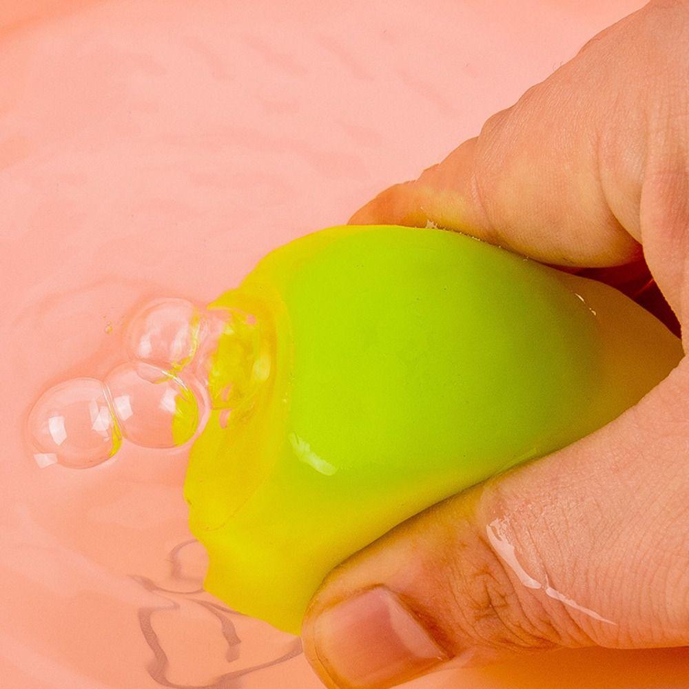 Kneading Vegetable Baby Bath Toys Sound Fruit Play Water Bath Toy  Children Adult