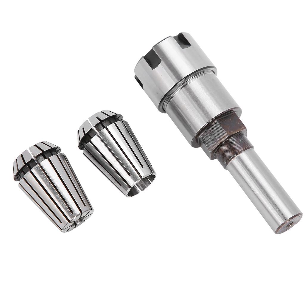 3Pcs Collet Chuck Milling Cutter (6.5mm+13mm) + Extension Rod 12 Shank CNC Lathe Tool