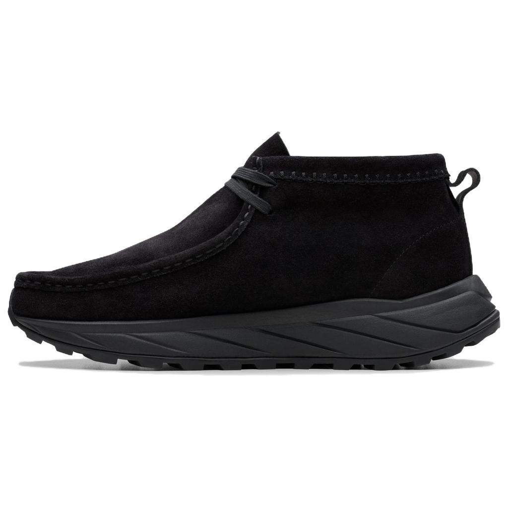 Clarks Suede Lace-Up Lightweight Ankle Boots Men boots Black 26179150