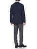 Takakyu Navy Stretch Washable Regular 110014043122337 Men's Two-Button Wool-Blend Two-Pant Suit, Fit,