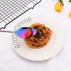 Luxury Rainbow Western Dinnerware Stainless Steel Cutlery Set Steak Knife Dessert Fork Coffee Spoon Ice Spoon Tableware Set