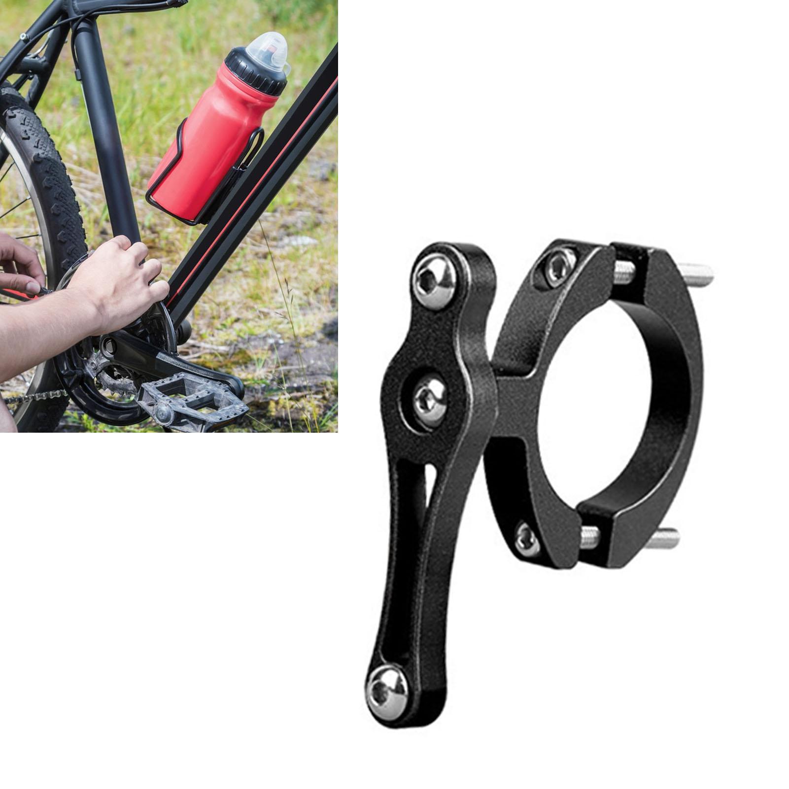 

Bicycle Bottle Holder Mount Adapter Aluminum Alloy Universal Cycling Bottle Cage Clamp for Motorcycles