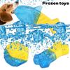 Summer Pet Cooling Dog Toys Freezable Molar Bone Water Filled Chew Toy Bite Resistant Teeth Cleaning For Puppy Dogs Supplies