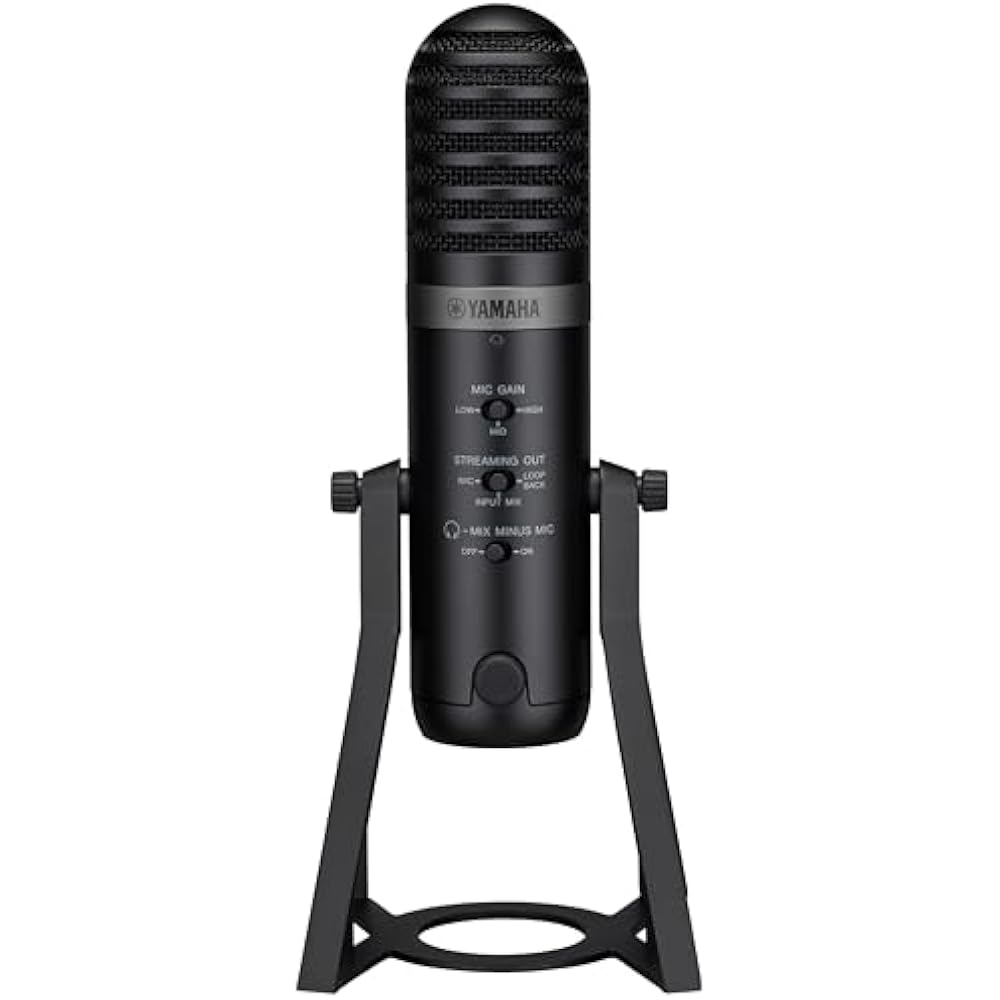 Yamaha YAMAHA live streaming microphone with microphone integrated USB microphone black AG01 B