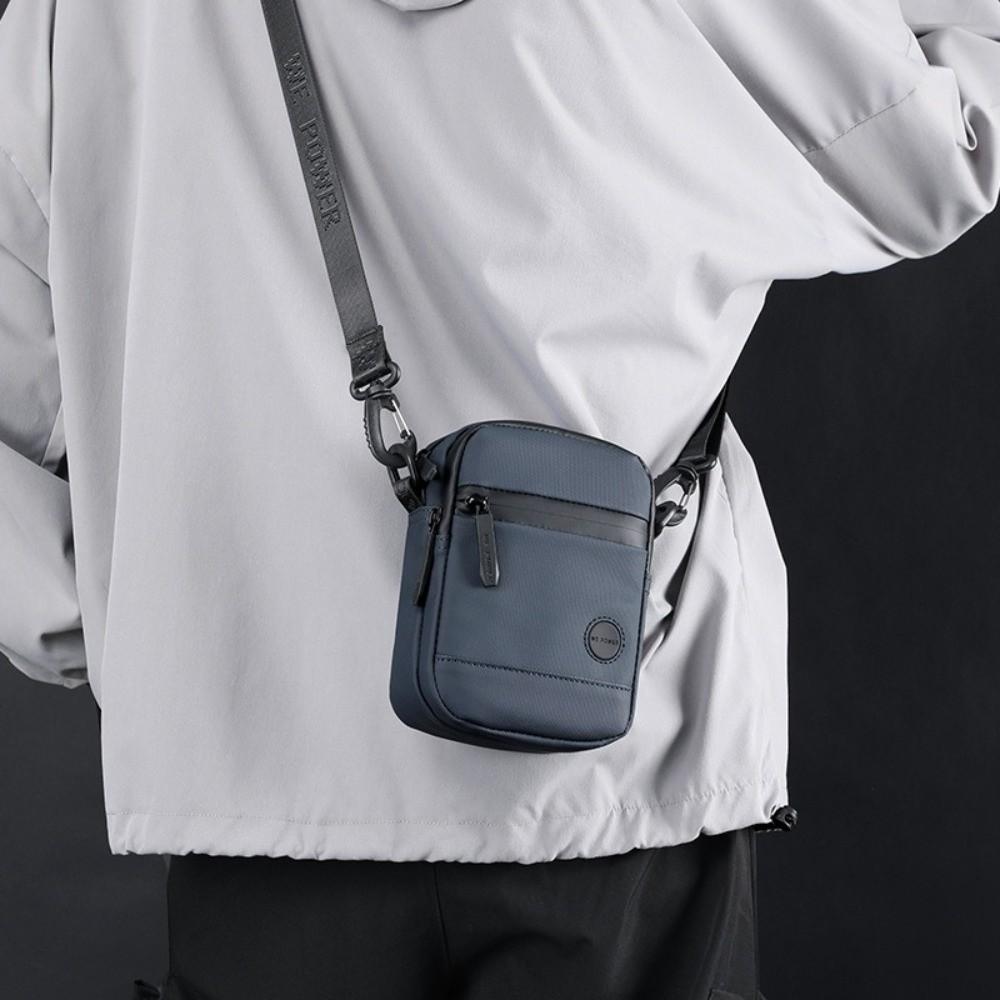 Solid Color Men Chest Bag Single Shoulder Nylon Fanny Pack Fashion Men Crossbody Bag  Camping