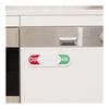 COHEALI Dishwasher Magnet, Magnetic Display Sign To Indicate Cleanliness and Dirt, ABS Material, Acrylic, White, Useful Goods for Home, Kitchen and