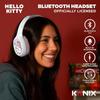 Casque audio - Sans fil - Konix - Hello Kitty - Bluetooth 5.3 PC, smartphones et tablettes - Autonomie 30 h - Blanc et rose