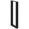 Coffee Table Legs, 2 Pcs., Black, 38X(72-73) Cm, Steel