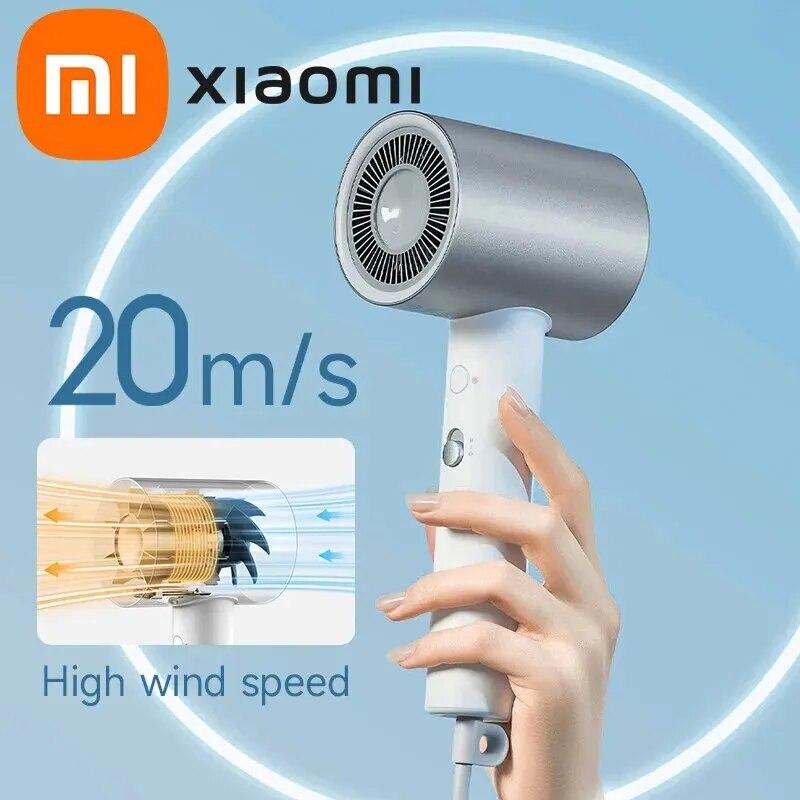 

Оригинальный водно-ионный фен Mijia H500, ветер, 20 м/с, 1800 Вт, режим холодной циркуляции воздуха, быстрая сушка, профессиональный уход